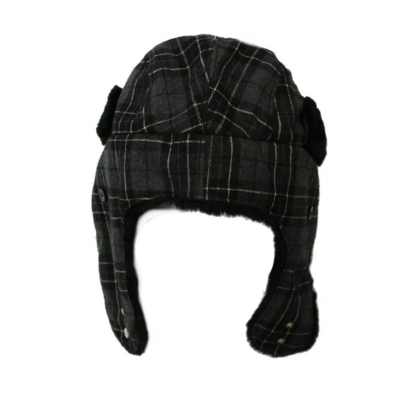 NEW ERA EK TRAPPER GRAY PLAID - Picture 3 of 4